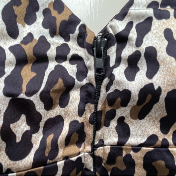 Leopard print retro top size 14 - Picture 6 of 12